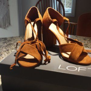 LOFT High Heel Suede Shoes